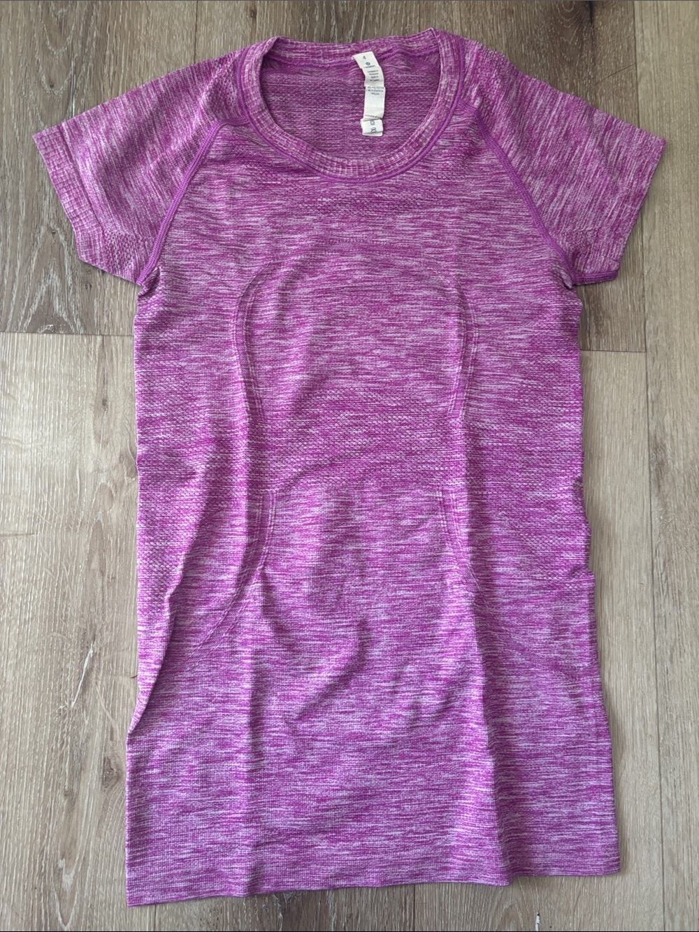 Lululemon Heathered Magenta Performance Tee